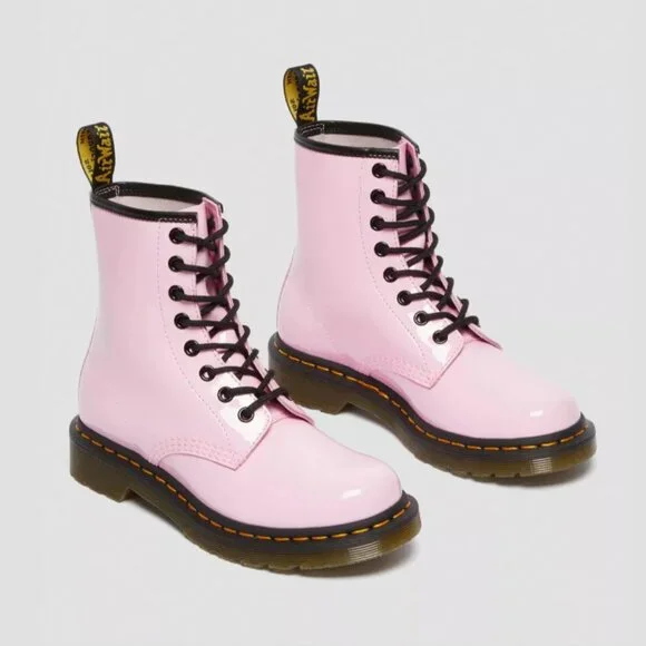 NEW Dr. Martens 1460 Women's Patent Leather Lace Up Boots - Picture 3 of 3